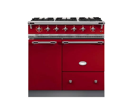 Lacanche Bussy 900mm Dual Fuel in Cherry Red