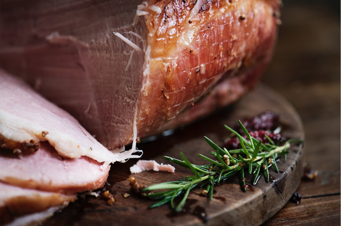 Christmas Eve ham on the AGA
