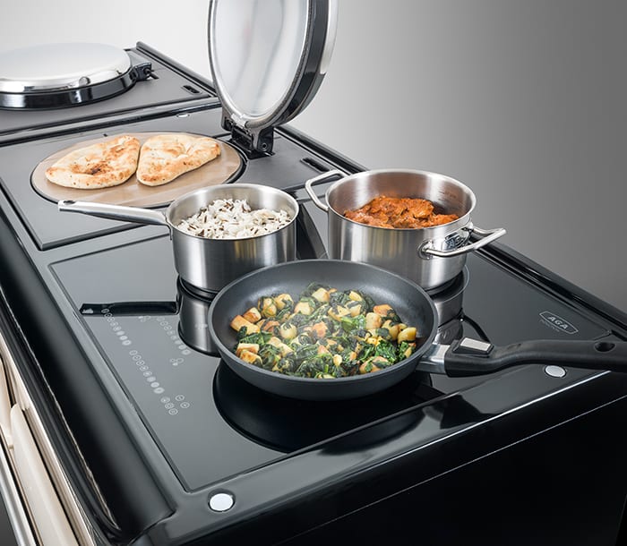 Induction Hob and Modern Hotplates on a new AGA 3 Series