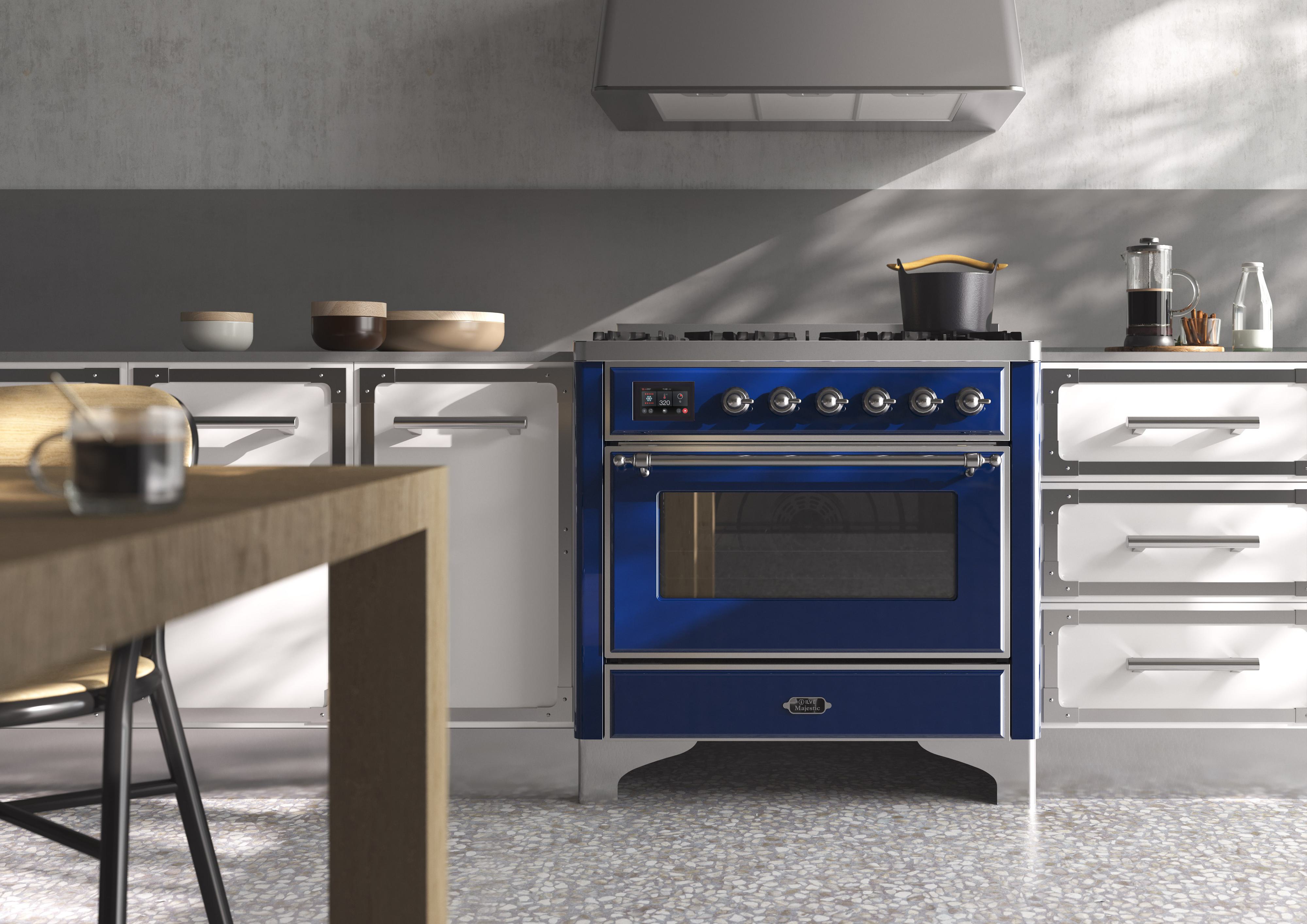 Source: ILVE Majestic Milano in Midnight Blue